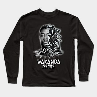 Wakanda Forever - Rip Chadwick Boseman Long Sleeve T-Shirt